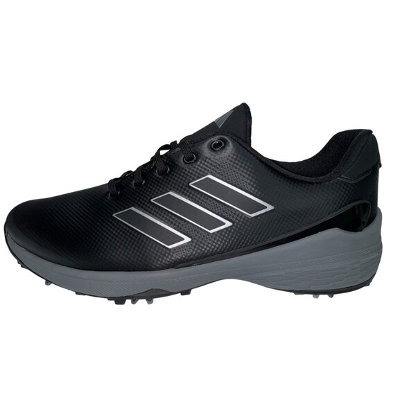 Adidas ZG23 Lightstrike Pro Spiked Golf Shoes Mens Size 14 Black Silver New - Picture 1 of 10